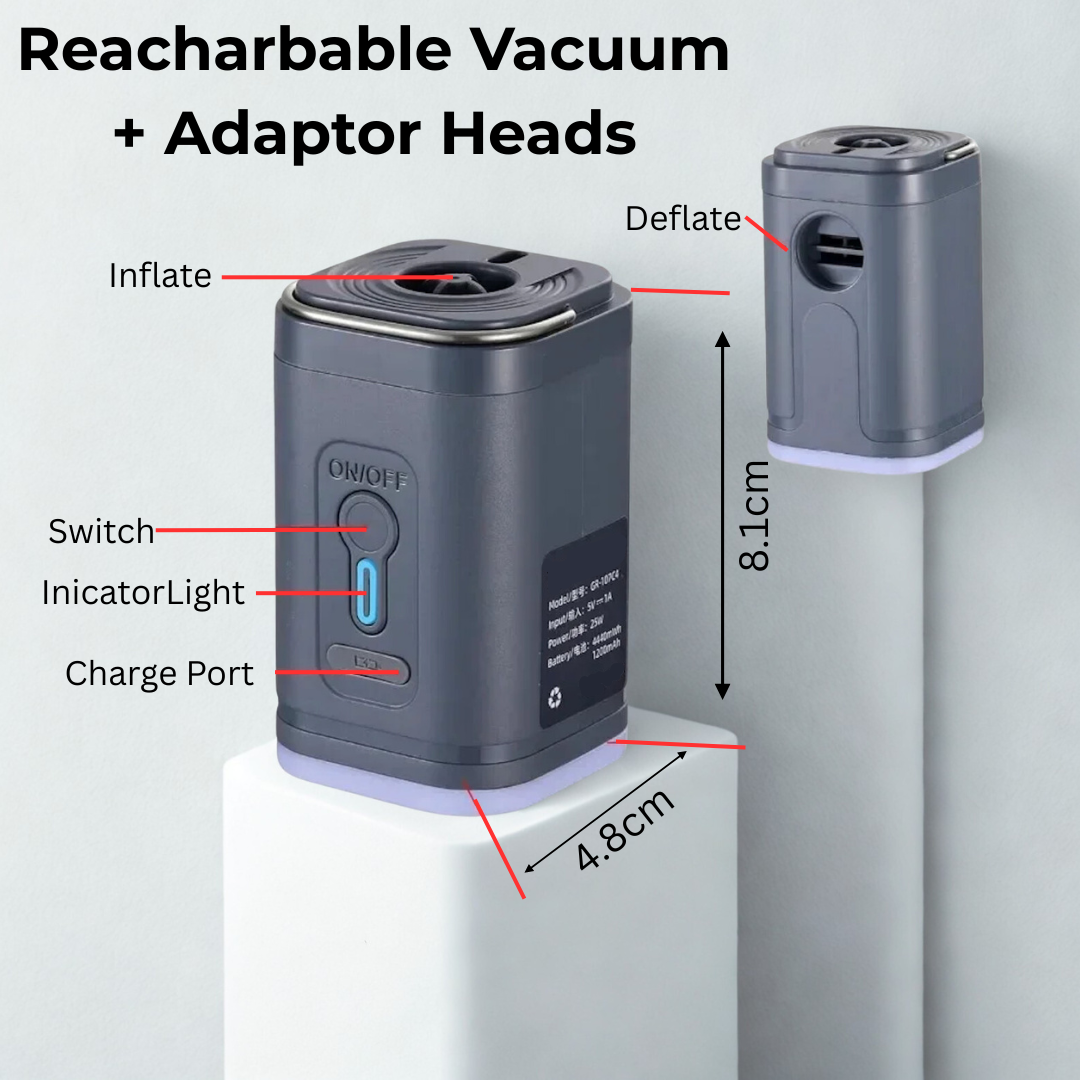Rechargeable Vacuum Pump