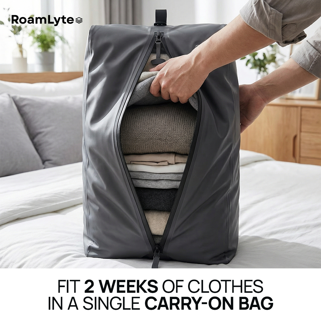 RoamLyte - Vacuum Compression Travel Cube